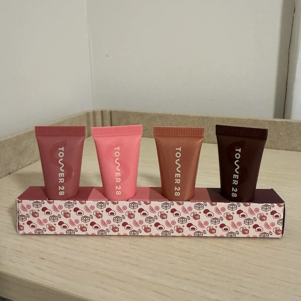 Tower 28 NEW Lil Softies 2.0 Tinted Lip Treatment Set 4 Balms‎